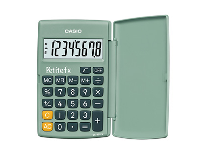 Fourniture de bureau : Calculatrice casio scientifique fx4 grand écran coloris vert