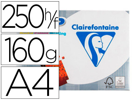Papier Clairefontaine DCP A4 blanc 160g - Ramette de 250 feuilles pas cher