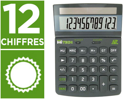 Fournitures de bureau : Calculatrice truly bureau cl1524bl 12 chiffres