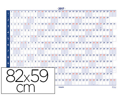 Tableau planning hebdomadaire et annuel perpétuel Bouchut - effaçable à sec  32 x 42 cm pas cher