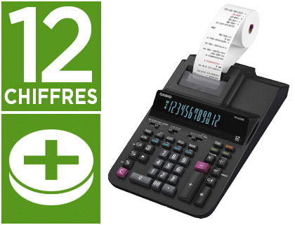 Papeterie Scolaire : Calculatrice casio imprimante fr620 écran 12 chiffres 