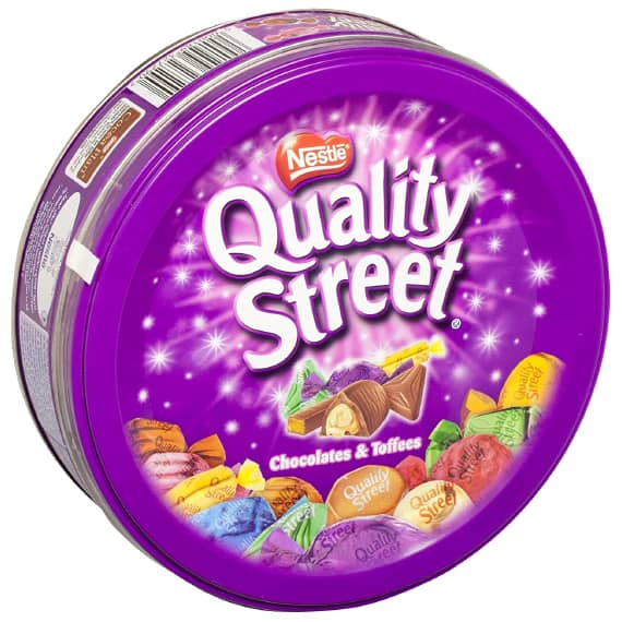 Du papier pour les bonbons Quality Street