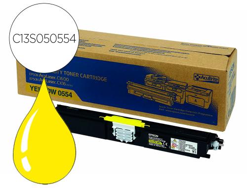 Fournitures de bureau : Toner laser epson s050554 c13s050554 couleur jaune haute capacité 2700p