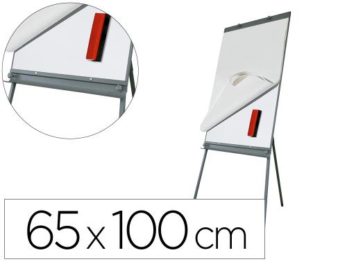 Fourniture de bureau : Chevalet conférence juvenilia tableau magnétique effaçable 65x100cm auget porte-marqueur