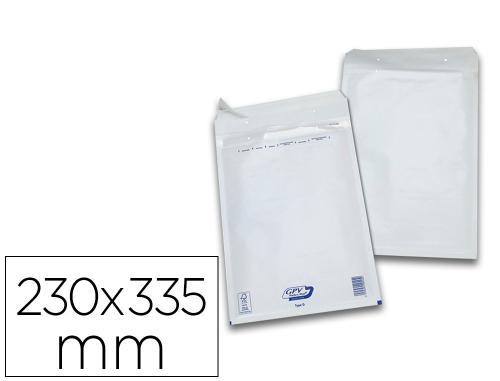Papeterie Scolaire : Pochette gpv bulles air kraft blanc 75g 230x335mm boîte de 100