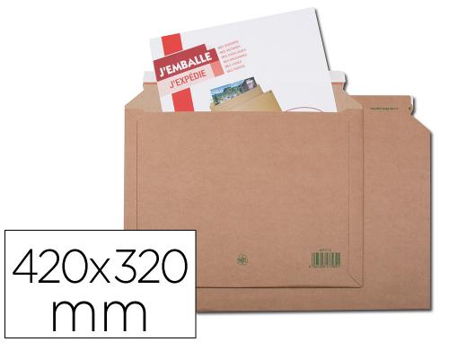 Papeterie Scolaire : Pochette gpv expédition carton anti-pli 420x320mm paquet de 2