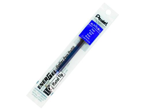 Papeterie Scolaire : Recharge roller pentel bl80 coloris bleu