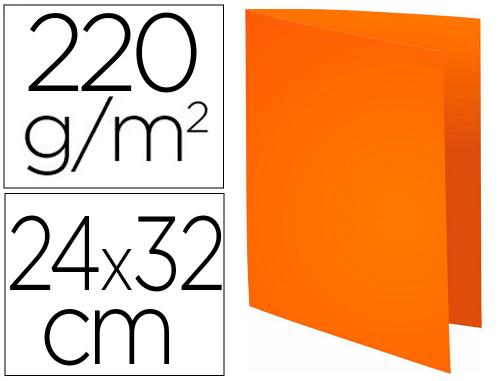 Chemise cartonnée Exacompta Forever carte recyclée 220g/m² 24x32cm coloris orange - Paquet de 100