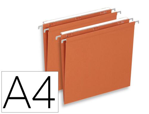 Dossier suspendu tiroir Elba DEFI FLEX kraft 230g/m² fond V coloris orange - Boite de 25