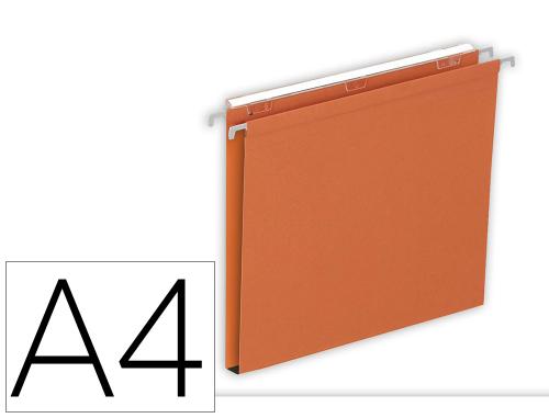 Dossier suspendu tiroir Elba DEFI FLEX kraft 230g/m² fond 15mm coloris orange - Boite de 25