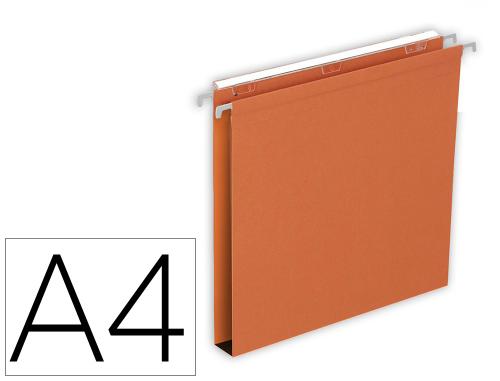 Dossier suspendu tiroir Elba DEFI FLEX kraft 230g/m² fond 30mm coloris orange - Boite de 25