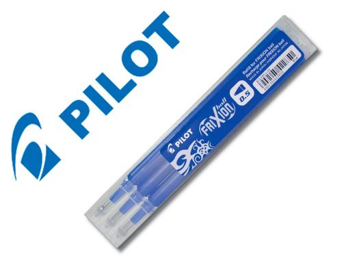 Fournitures de bureau : Recharge roller pilot frixion ball pointe fine coloris bleu set 3 