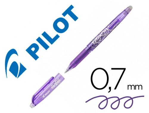 Pilot Frixion Ball - Roller Effaçable - Pointe Fine 0,5 mm - Violet