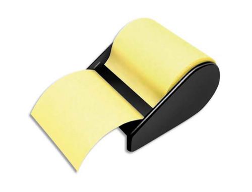 Papeterie Scolaire : Rouleau note repositionnable jaune pastel boite de 10 