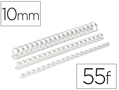 Papeterie Scolaire : Anneaux plastiques 10mm blanc boite de 100