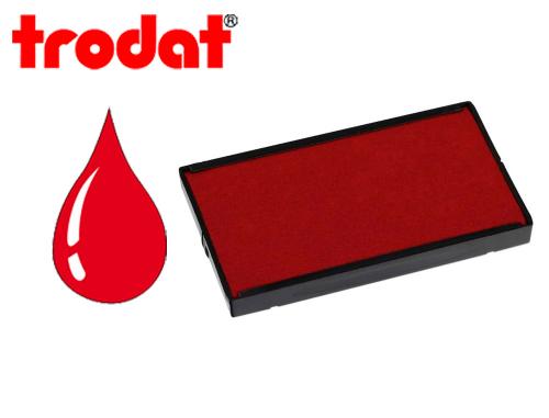 Papeterie Scolaire : Cassette encrage trodat 6/4926c pour tampon encreur printy 4926 taille empreinte 75x38mm coloris rouge
