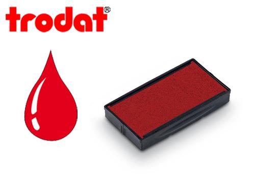 Papeterie Scolaire : Cassette encrage trodat 6/4912c pour tampon printy 4912/4952/4992 coloris rouge