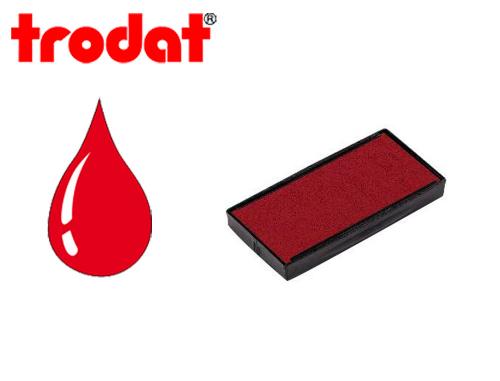 Papeterie Scolaire : Cassette encrage trodat 6/4913c pour tampon printy 4913/4913t/4953 coloris rouge
