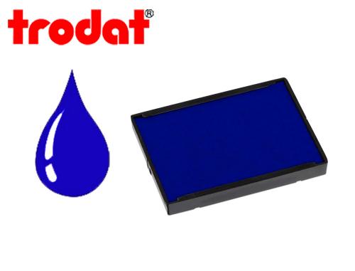 Papeterie Scolaire : Cassette encrage trodat 6/4927b pour tampon encreur printy 4727/4927/4957 coloris bleu