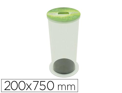 Papeterie Scolaire : Collecteur de piles usagees viso acrylique fond mousse couvercle amovible parfaite stabilite diametre 20cm hauteur 75cm
