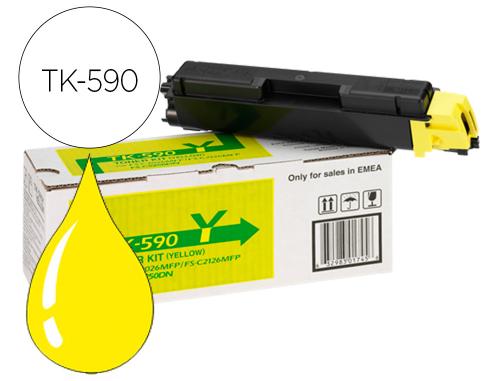 Papeterie Scolaire : Toner compatible kyocera tk590y