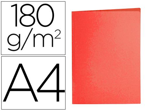 Chemise liderpapel papier cartonne 180g/m² 310x230mm document a4 coloris rouge