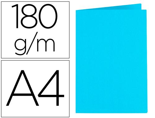 Chemise liderpapel papier cartonne 180g/m² 310x230mm document a4 coloris bleu ciel