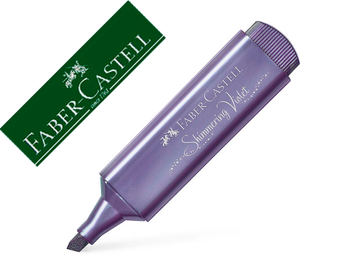 Faber-Castell Textliner 46 - Surligneur - Pointe Biseautée - Violet Métal