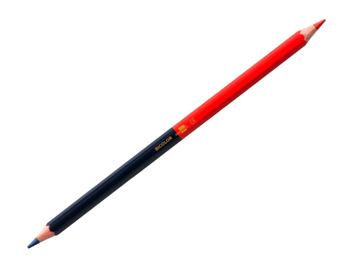 Liderpapel - Crayon à Papier Bicolore - Bleu/Rouge - Mine Moyenne
