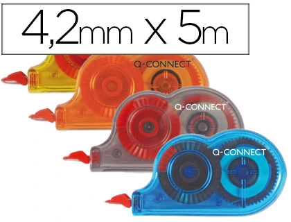 Q-Connect - Mini Correcteur - 4.2mm x 5m